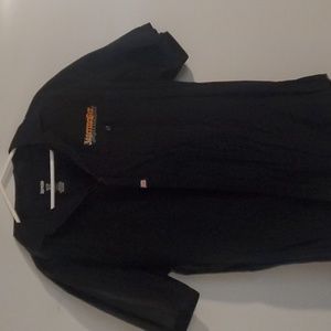 Jagermeister black and orange XXL button up shirt